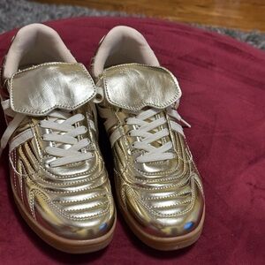 Stylish Beige PU Upper Shoes